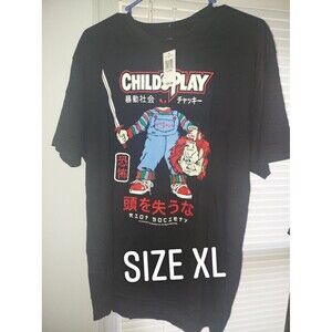 CHILD'S PLAY CHUCKY Licensed Men's  Graphic T-Shirt  Size XL